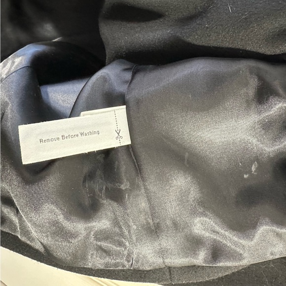 J. Crew Black Wool Blend Double Breasted Peacoat Womens Size 10 - Picture 9 of 10